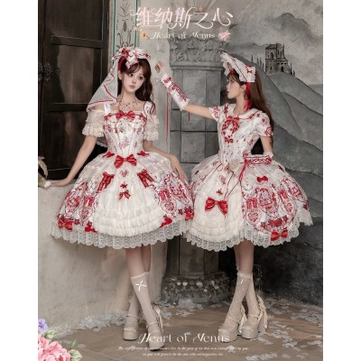 Dream Heart Of Venus Corset Vest Blouse JSK and OP(Reservation/Full Payment Without Shipping)